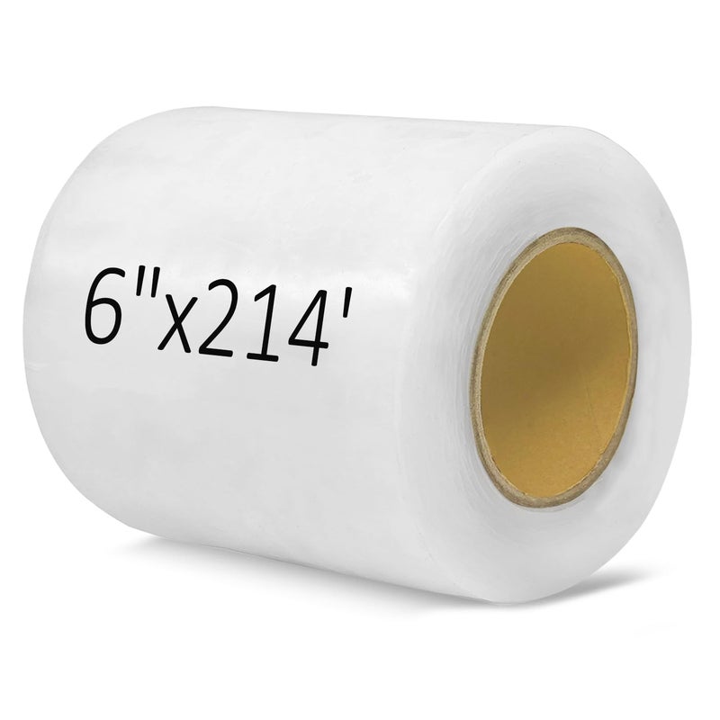chicarry Greenhouse Repair Tape, 6 mil 6" x 214' Greenhouse Tape, Heavy Duty UV Resistant Clear Greenhouse Sheeting Coverings Film Tape for Seaming and Sealing (6" x 214') - Image 1